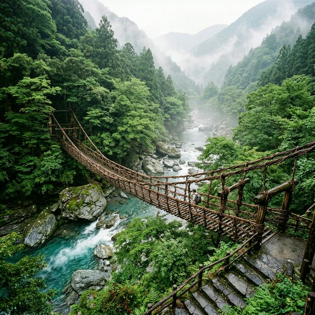 祖谷のかずら橋