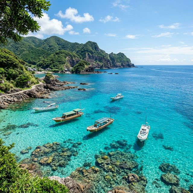 柏島の透明な海